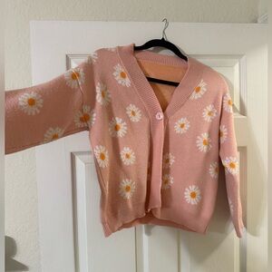 Floral Pink Women's Sweater